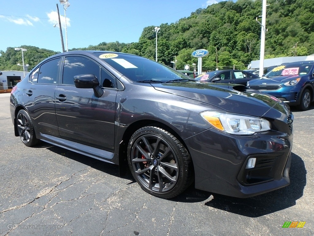 Dark Gray Metallic 2018 Subaru WRX Premium Exterior Photo #133843981