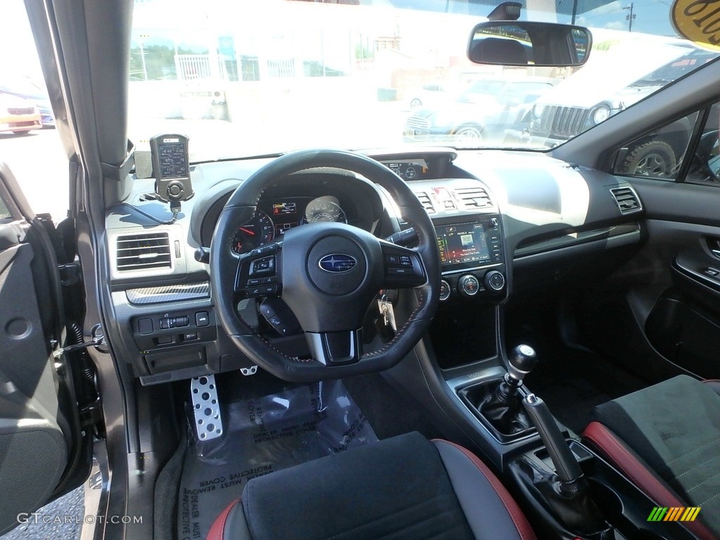 Carbon Black Interior 2018 Subaru WRX Premium Photo #133844086