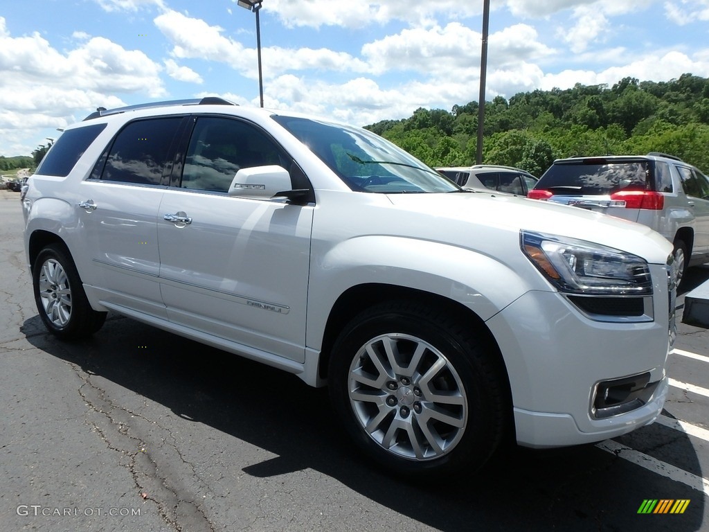 2016 Acadia Denali AWD - White Frost Tricoat / Cocoa Dune photo #4