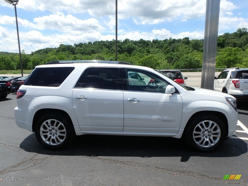 2016 Acadia Denali AWD - White Frost Tricoat / Cocoa Dune photo #5