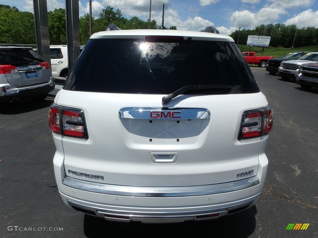 2016 Acadia Denali AWD - White Frost Tricoat / Cocoa Dune photo #9