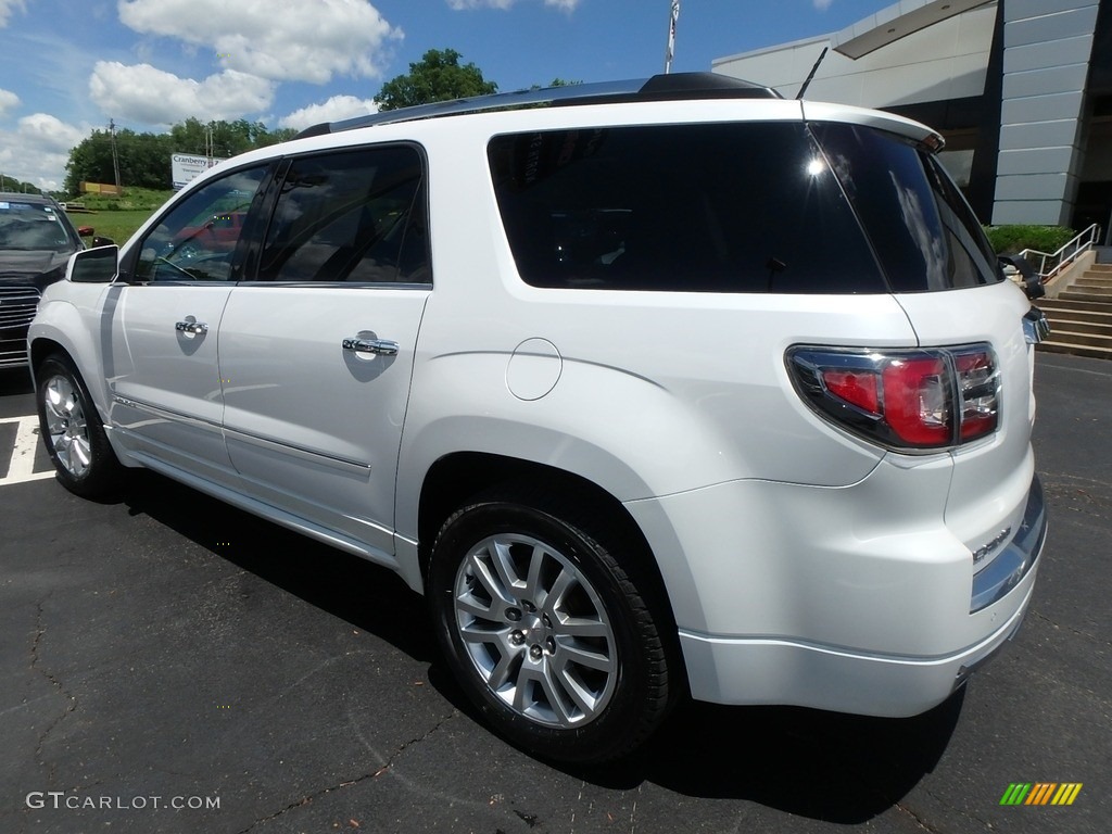 2016 Acadia Denali AWD - White Frost Tricoat / Cocoa Dune photo #12