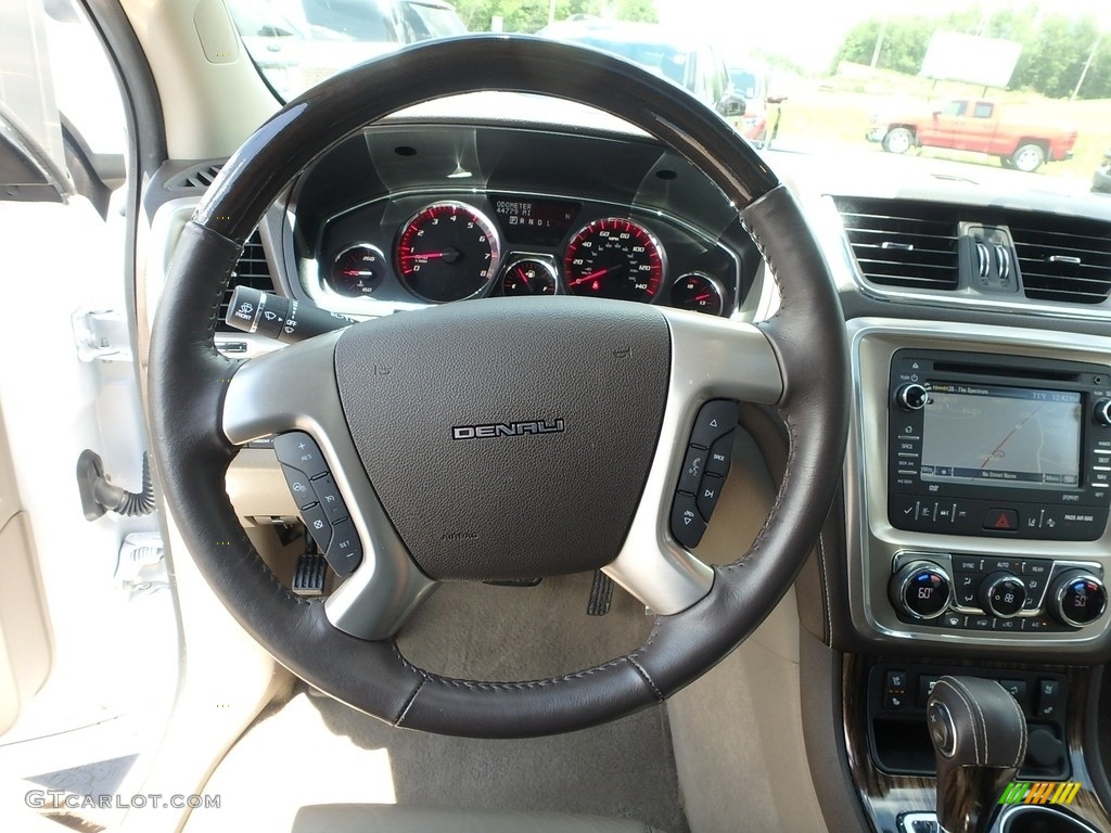 2016 Acadia Denali AWD - White Frost Tricoat / Cocoa Dune photo #25