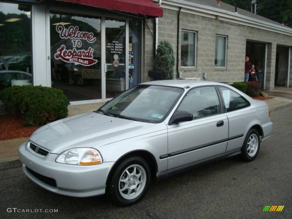 1997 Civic HX Coupe - Vogue Silver Metallic / Gray photo #1