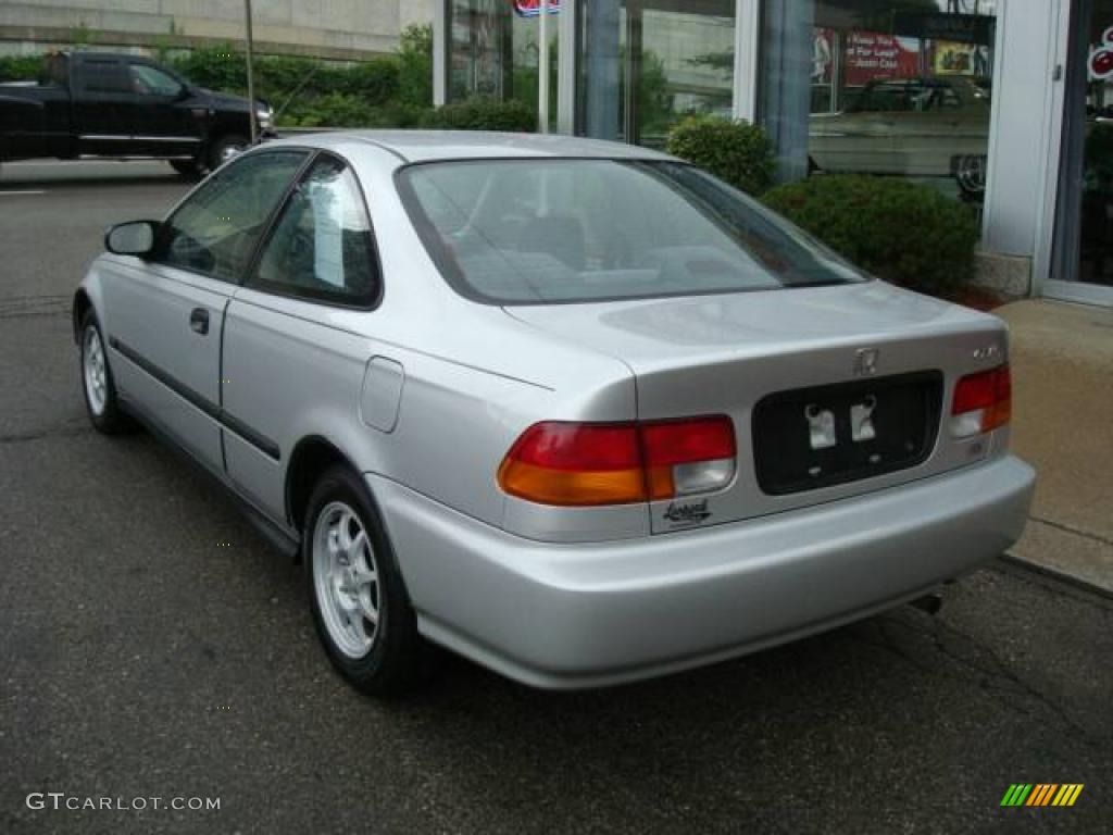 1997 Civic HX Coupe - Vogue Silver Metallic / Gray photo #2