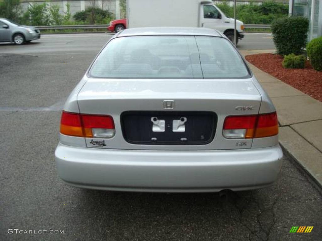 1997 Civic HX Coupe - Vogue Silver Metallic / Gray photo #3