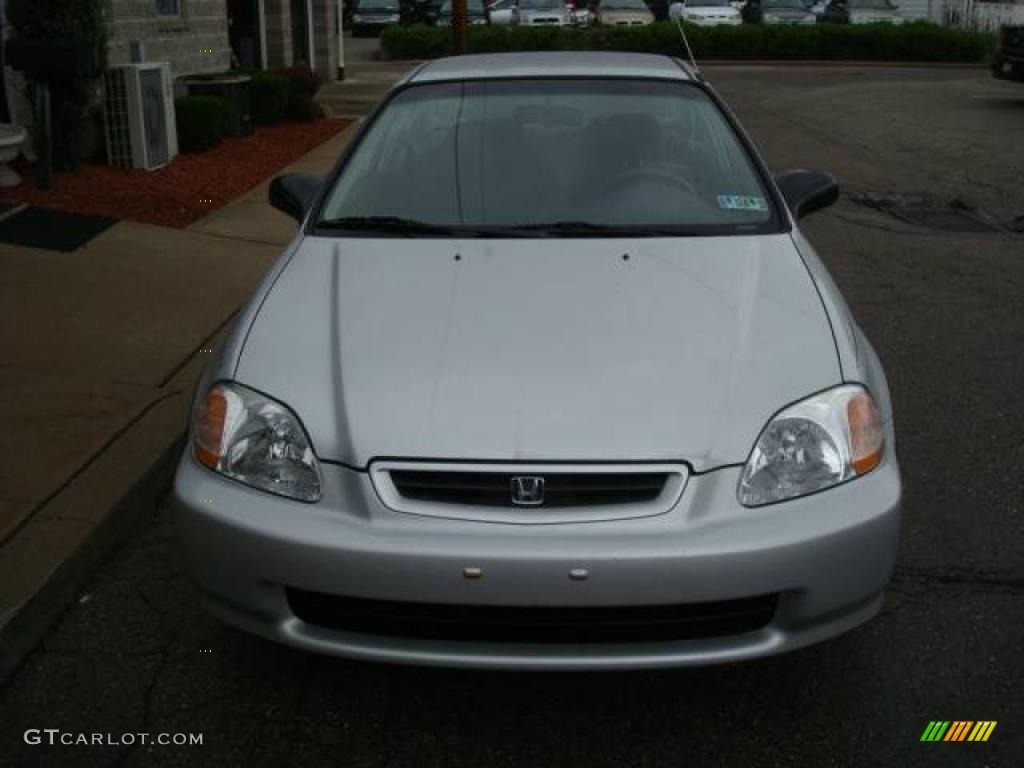 1997 Civic HX Coupe - Vogue Silver Metallic / Gray photo #6