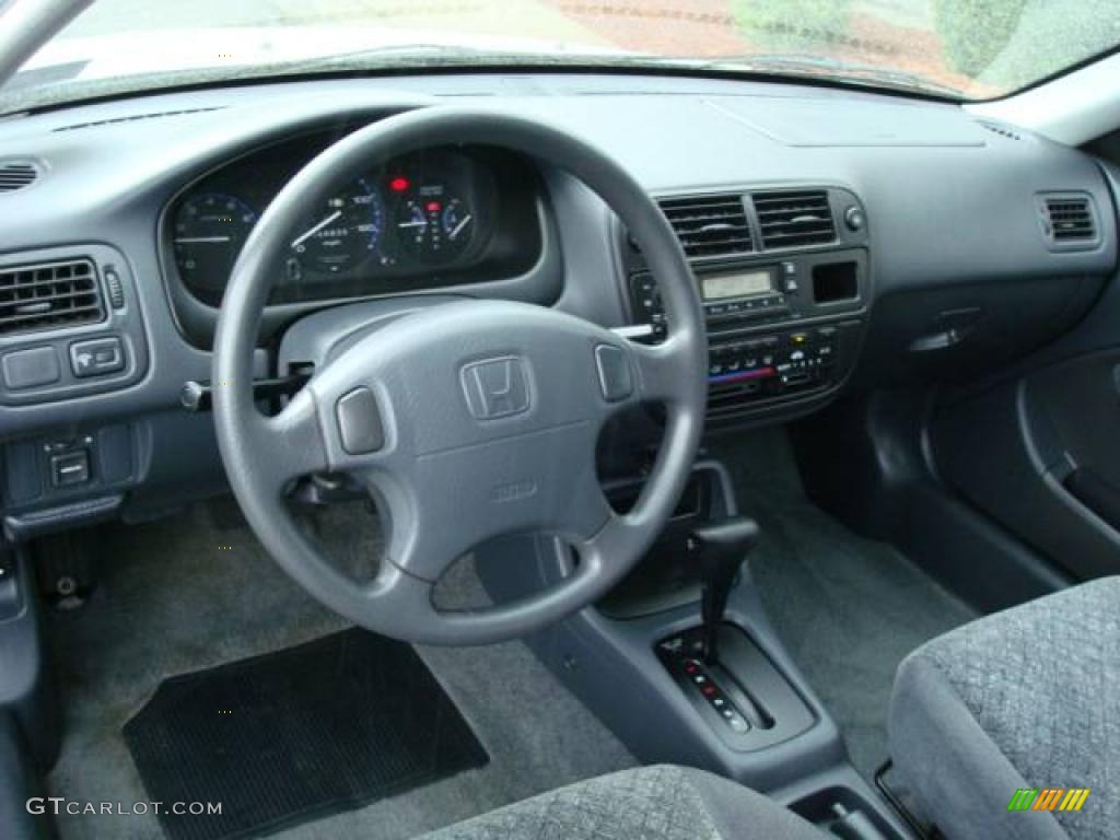 1997 Civic HX Coupe - Vogue Silver Metallic / Gray photo #10
