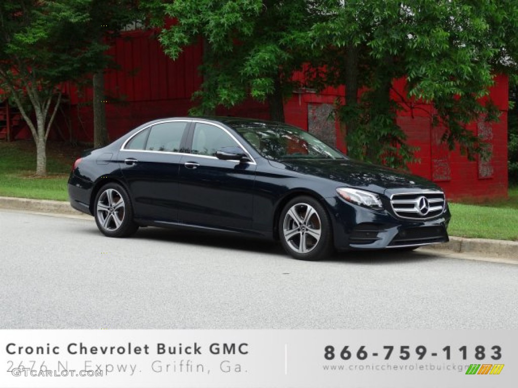 2018 E 300 Sedan - Emerald Green Metallic / Macchiato Beige/Black photo #1