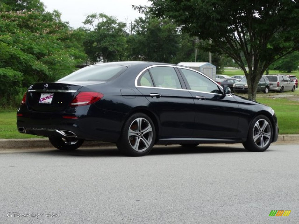 2018 E 300 Sedan - Emerald Green Metallic / Macchiato Beige/Black photo #3