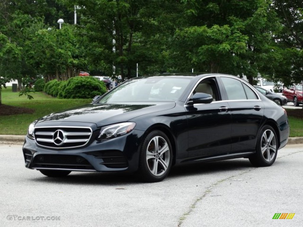 2018 E 300 Sedan - Emerald Green Metallic / Macchiato Beige/Black photo #5