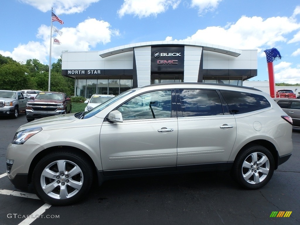 2016 Traverse LT AWD - Champagne Silver Metallic / Ebony photo #1