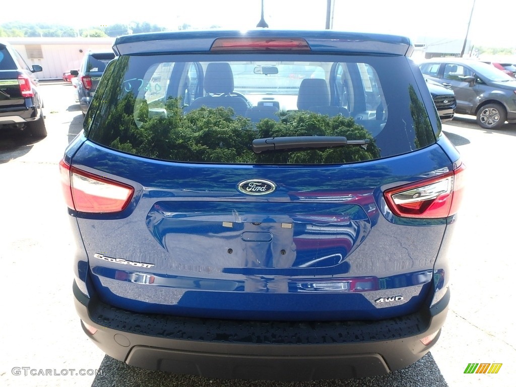 2019 EcoSport S 4WD - Lightning Blue Metallic / Medium Stone photo #4