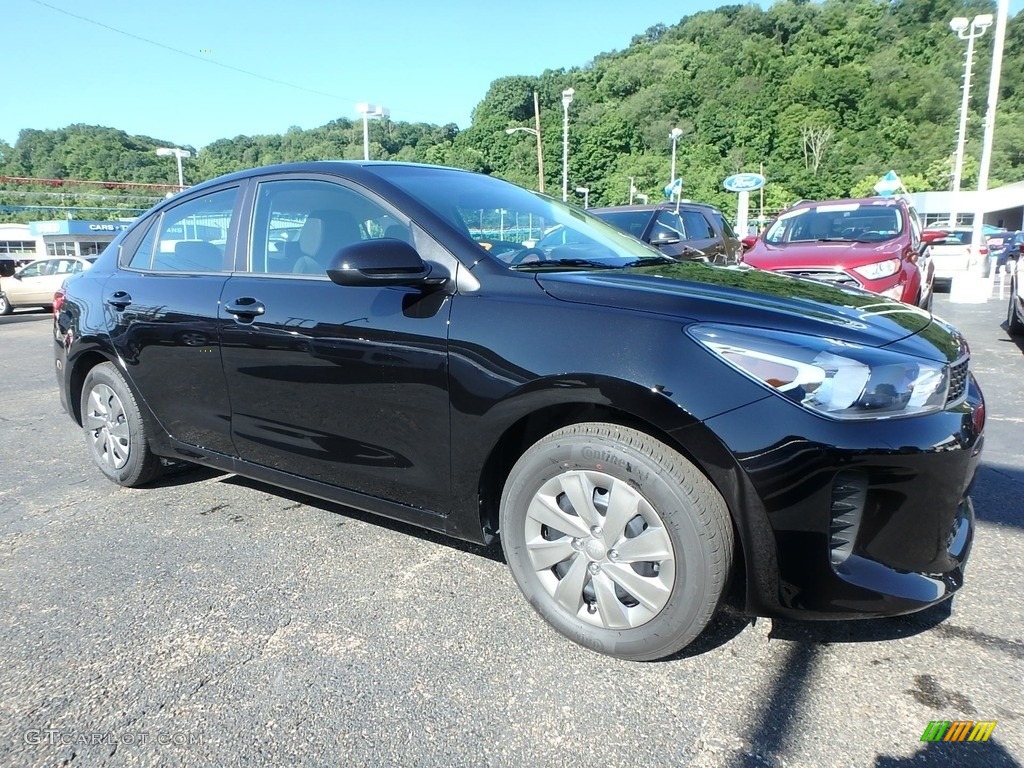Aurora Black 2019 Kia Rio S Exterior Photo #133851388