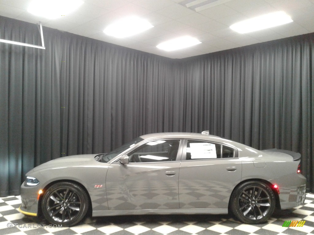 2019 Charger R/T Scat Pack - Destroyer Gray / Black photo #1