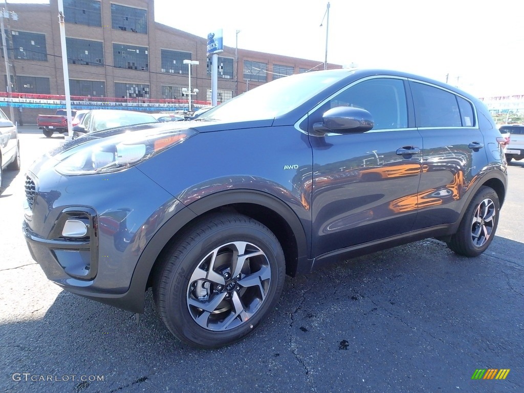 2020 Sportage LX AWD - Pacific Blue / Black photo #7