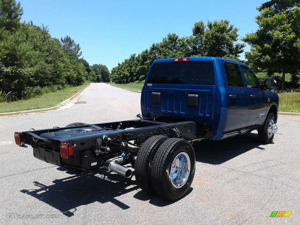 2019 3500 Tradesman Crew Cab 4x4 Chassis - Blue Streak Pearl / Black/Diesel Gray photo #6