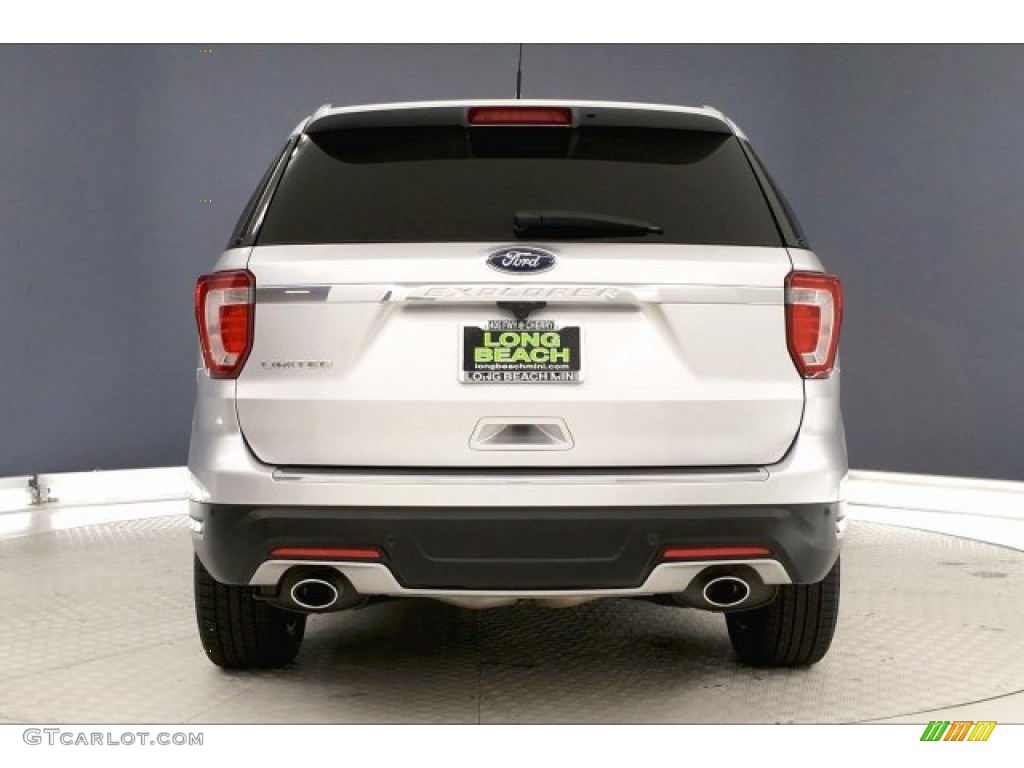 2018 Explorer Limited - Ingot Silver / Ebony Black photo #3