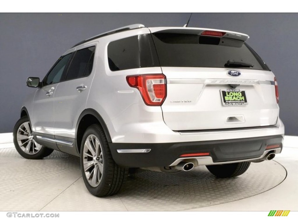2018 Explorer Limited - Ingot Silver / Ebony Black photo #10