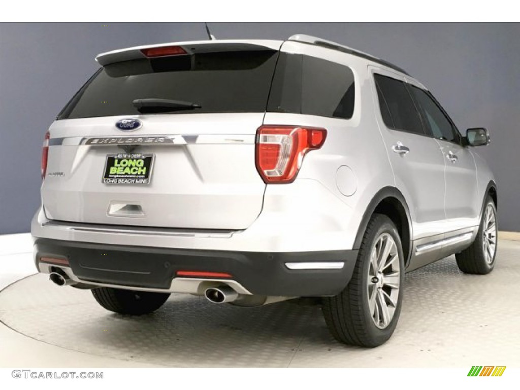 2018 Explorer Limited - Ingot Silver / Ebony Black photo #30