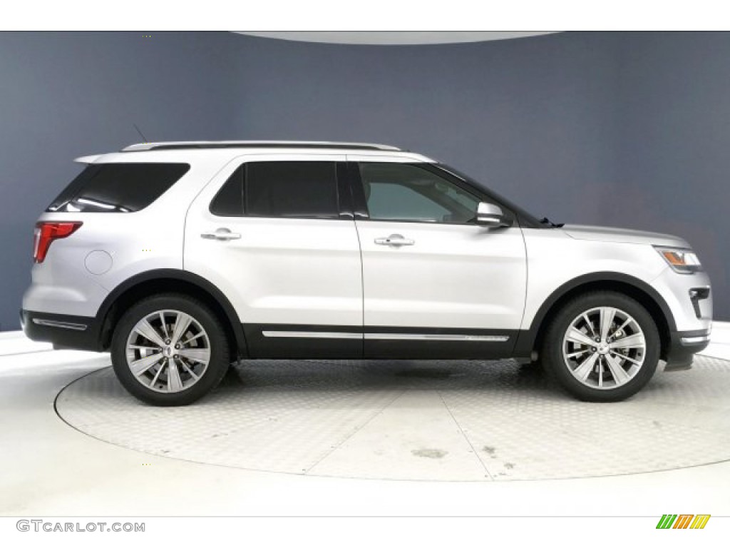2018 Explorer Limited - Ingot Silver / Ebony Black photo #31