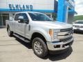 2017 Ingot Silver Ford F250 Super Duty Lariat Crew Cab 4x4  photo #1