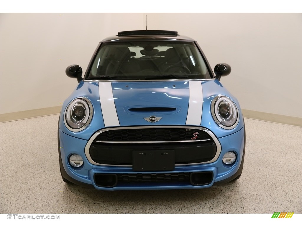 2017 Hardtop Cooper S 2 Door - Electric Blue Metallic / Carbon Black photo #2