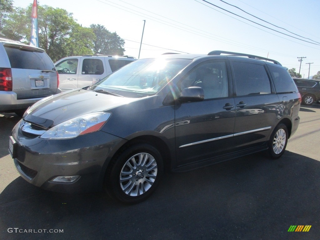 2009 Sienna Limited AWD - Blue Mirage Metallic / Stone photo #3