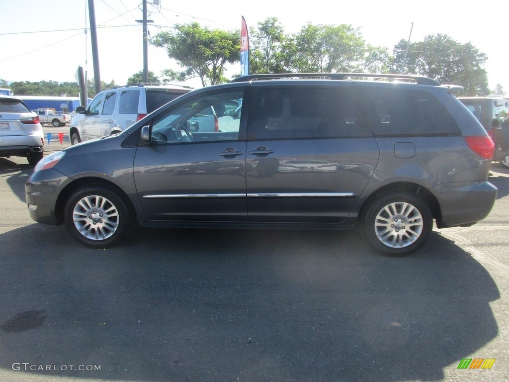 2009 Sienna Limited AWD - Blue Mirage Metallic / Stone photo #4