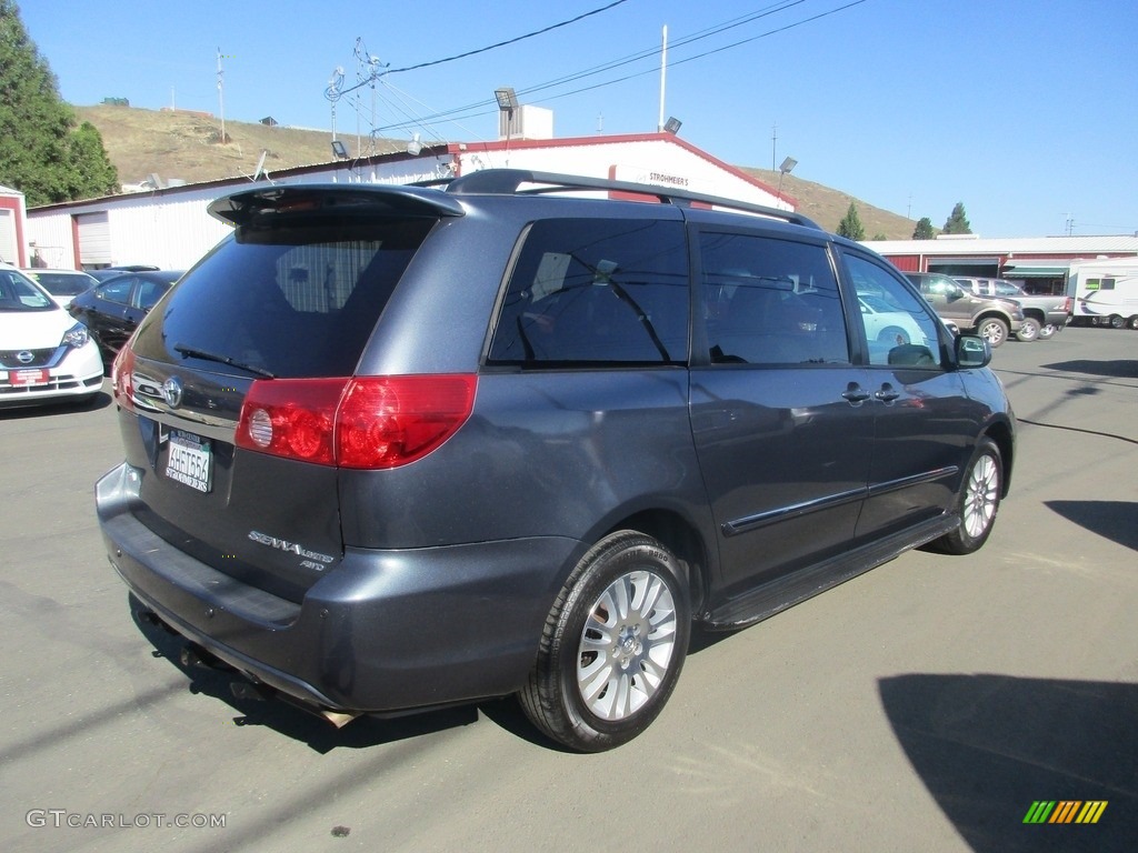 2009 Sienna Limited AWD - Blue Mirage Metallic / Stone photo #7
