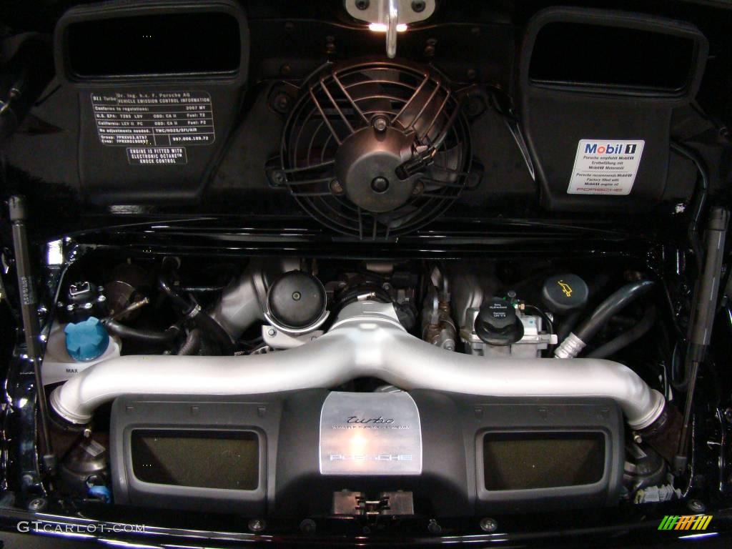 2007 911 Turbo Coupe - Black / Black photo #14