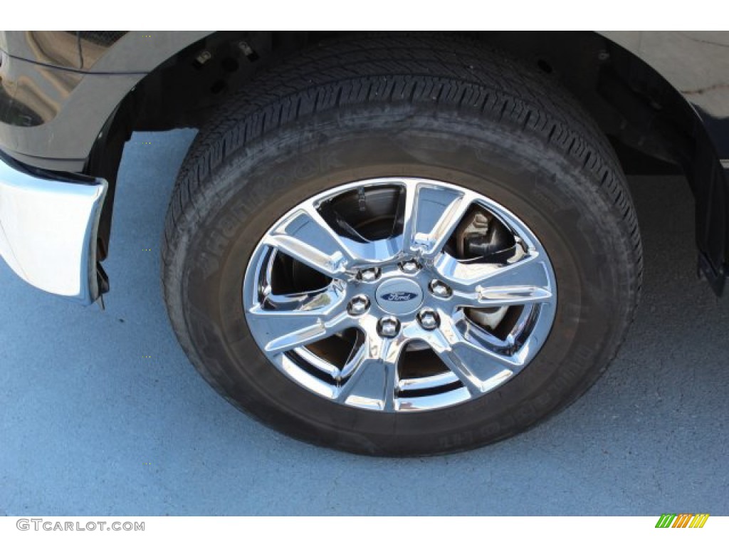 2016 F150 XLT SuperCrew - Shadow Black / Medium Earth Gray photo #5