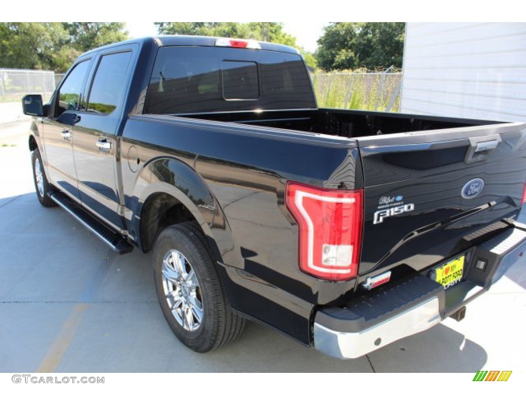 2016 F150 XLT SuperCrew - Shadow Black / Medium Earth Gray photo #6