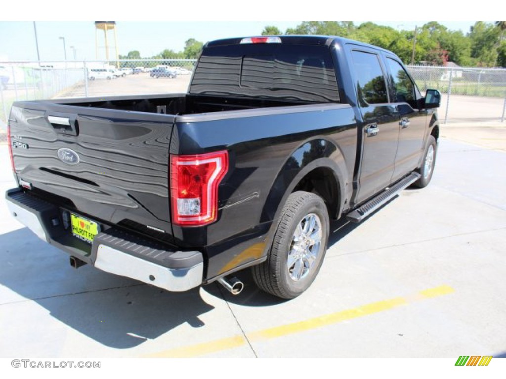 2016 F150 XLT SuperCrew - Shadow Black / Medium Earth Gray photo #8