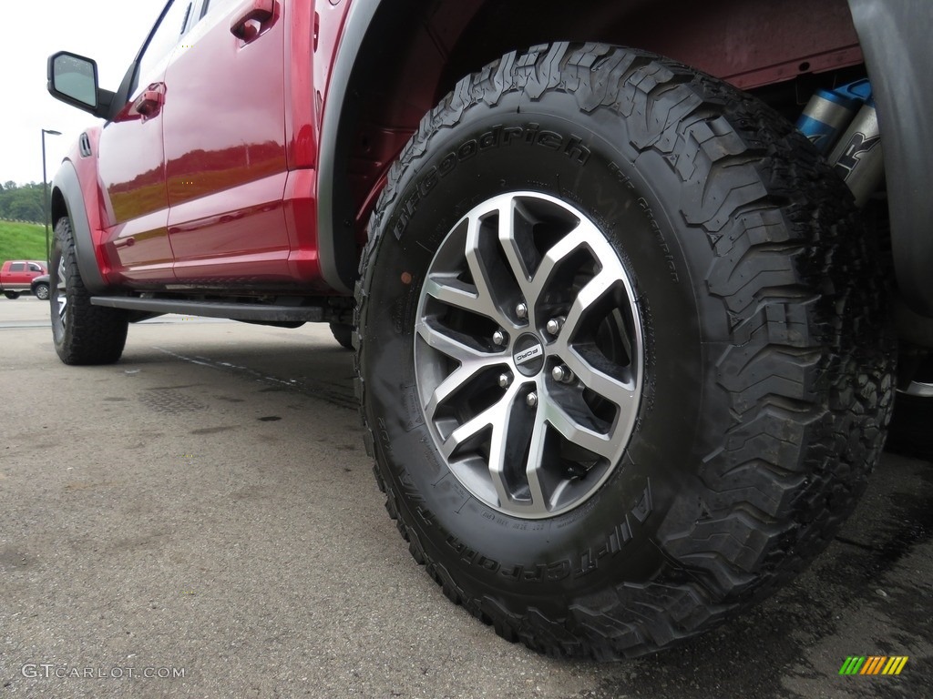 2018 F150 SVT Raptor SuperCrew 4x4 - Ruby Red / Raptor Black photo #11