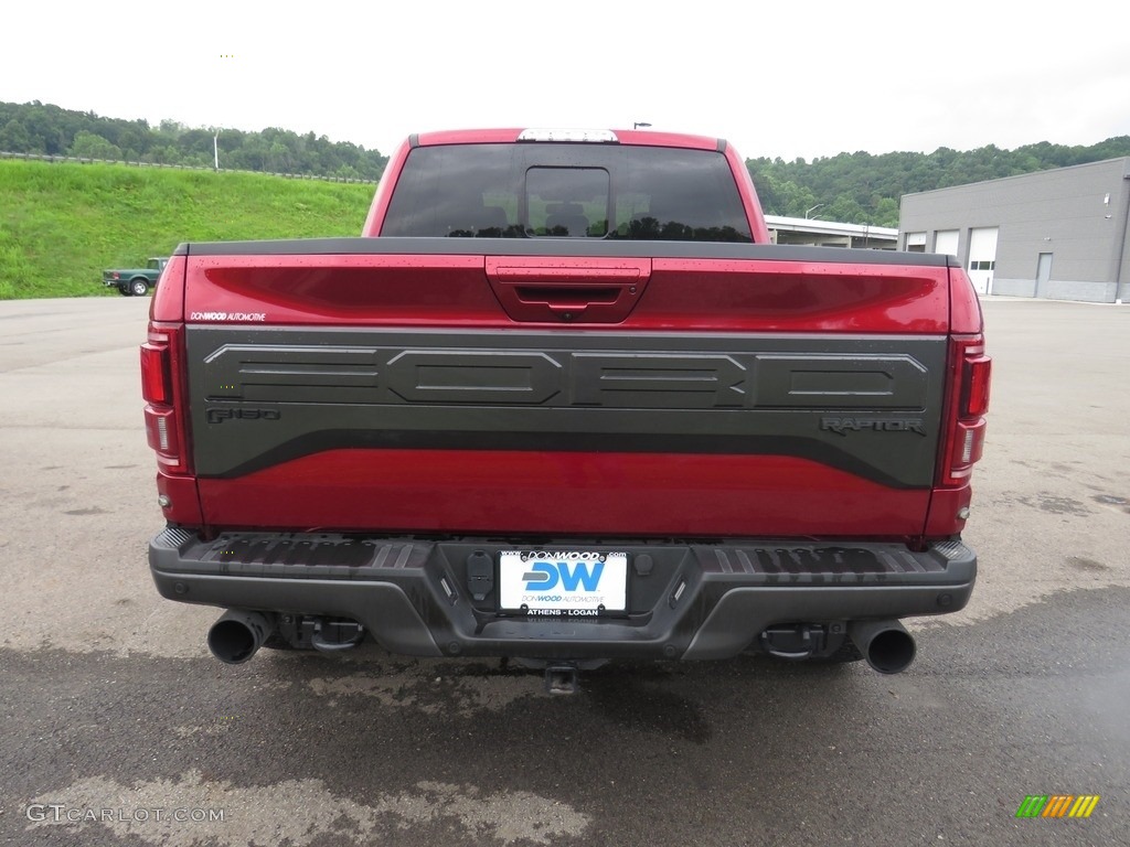 2018 F150 SVT Raptor SuperCrew 4x4 - Ruby Red / Raptor Black photo #12