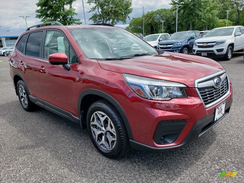 2019 Crimson Red Pearl Subaru Forester 2.5i Premium 133843348