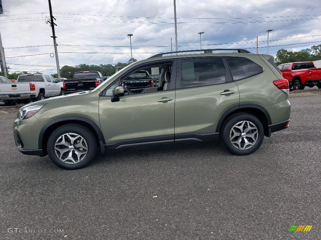 Jasper Green Metallic 2019 Subaru Forester 2.5i Premium Exterior Photo #133860856