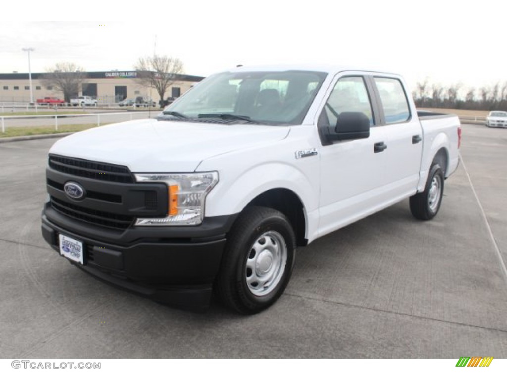 2019 F150 XL SuperCrew - Oxford White / Earth Gray photo #3