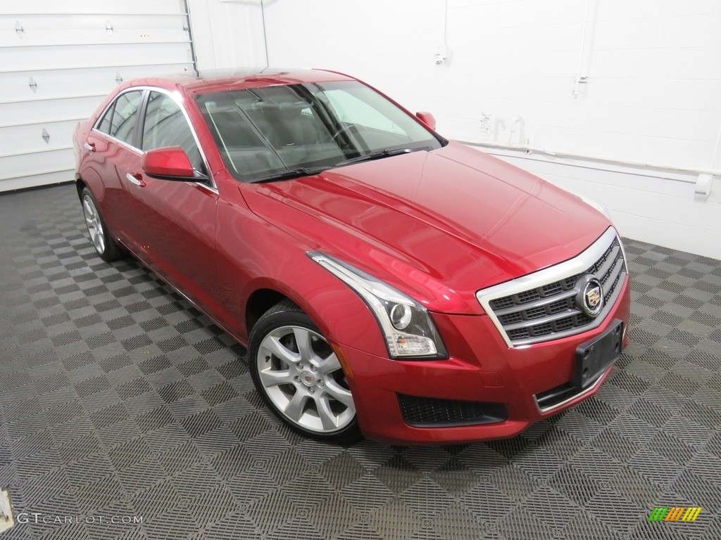 2014 ATS 2.0L Turbo AWD - Red Obsession Tintcoat / Jet Black/Jet Black photo #5