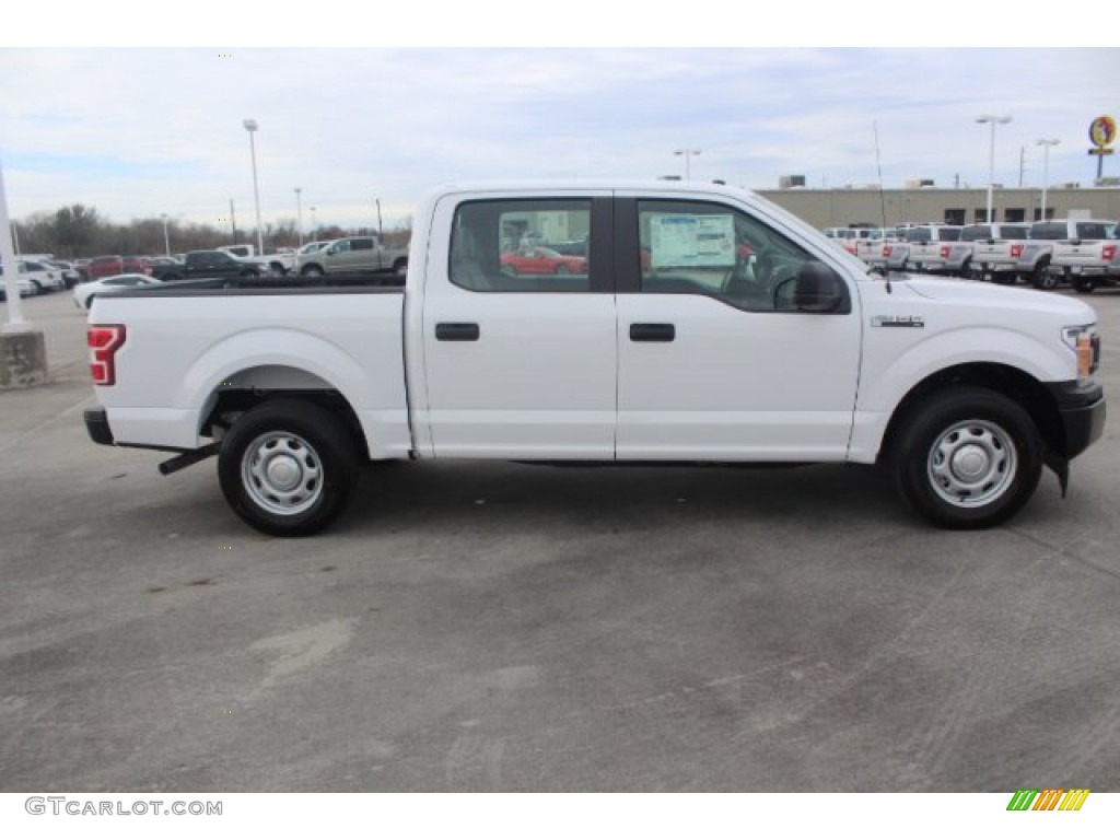 2019 F150 XL SuperCrew - Oxford White / Earth Gray photo #11