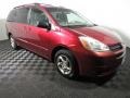 2004 Salsa Red Pearl Toyota Sienna LE  photo #2