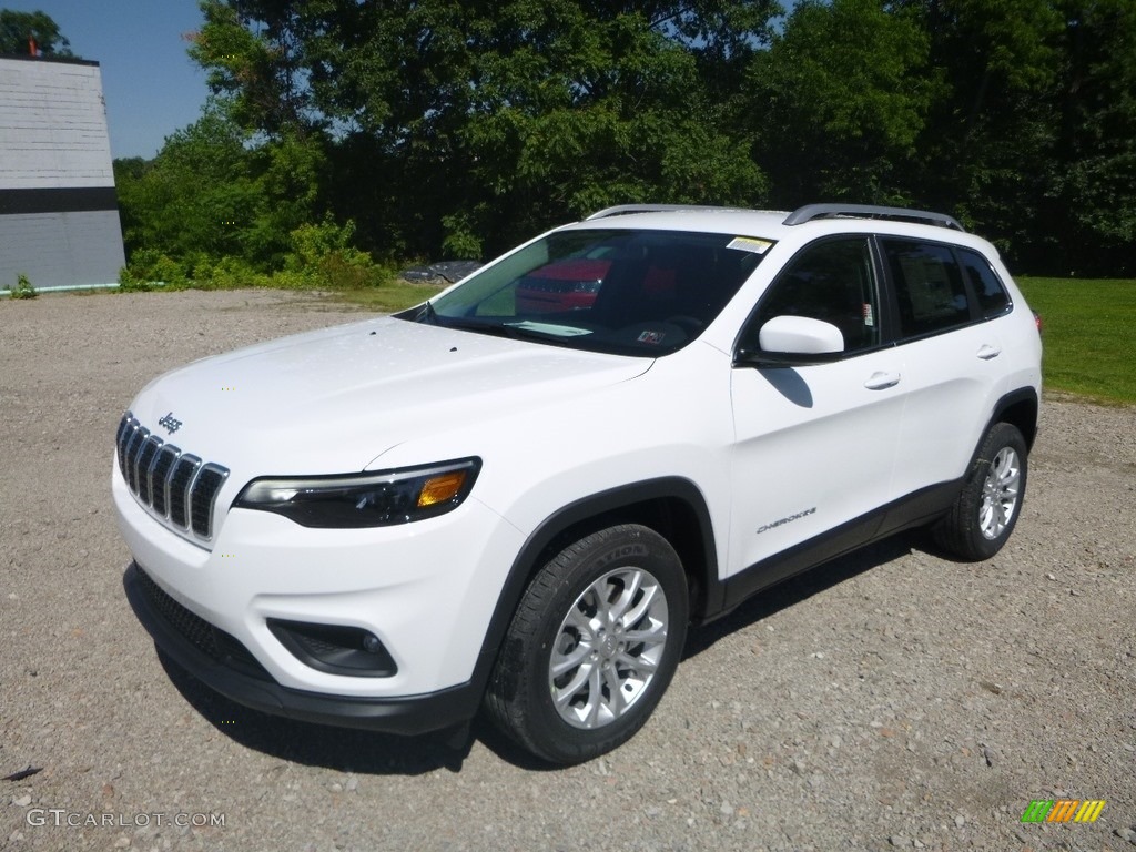 2019 Cherokee Latitude - Bright White / Black photo #1