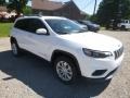 2019 Bright White Jeep Cherokee Latitude  photo #7