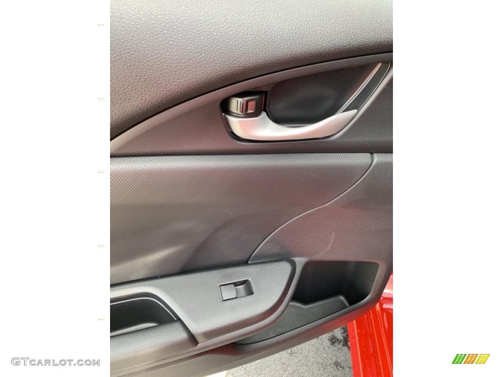 2019 Civic Sport Sedan - Rallye Red / Black photo #17