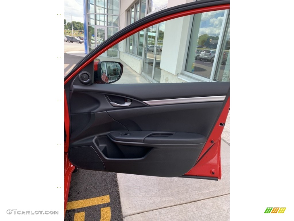 2019 Civic Sport Sedan - Rallye Red / Black photo #26