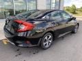 2019 Crystal Black Pearl Honda Civic LX Sedan  photo #7