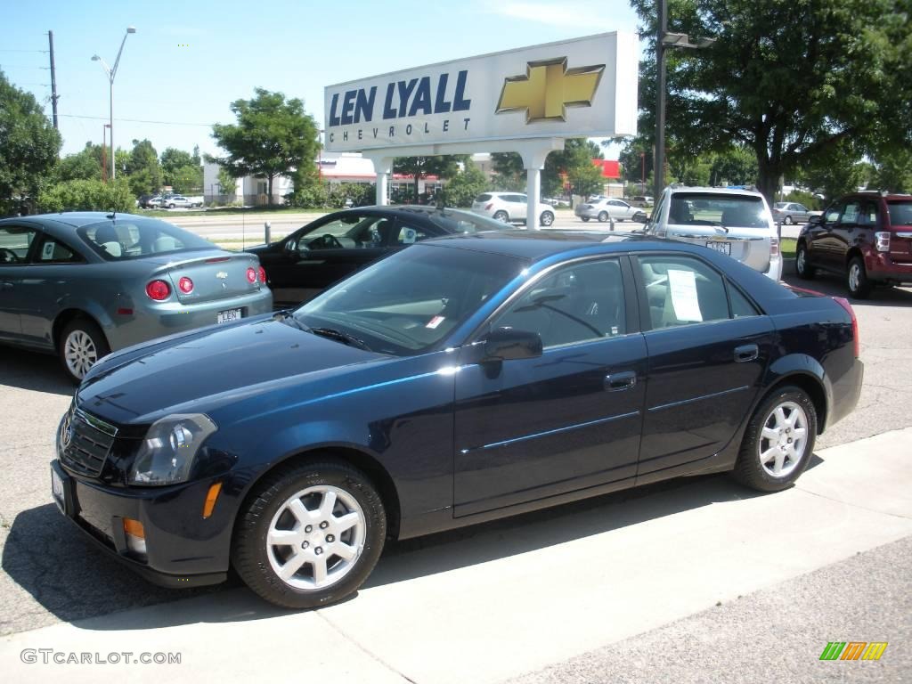 2005 CTS Sedan - Blue Chip / Light Gray/Ebony photo #1