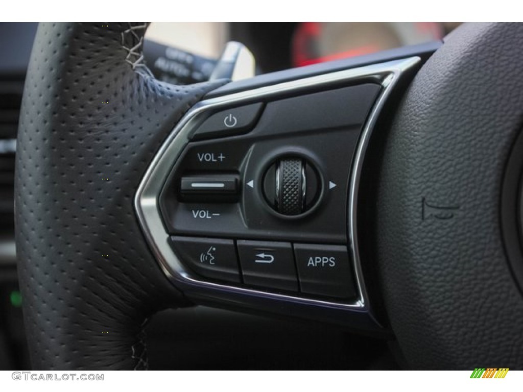2020 Acura RDX A-Spec Ebony Steering Wheel Photo #133867885