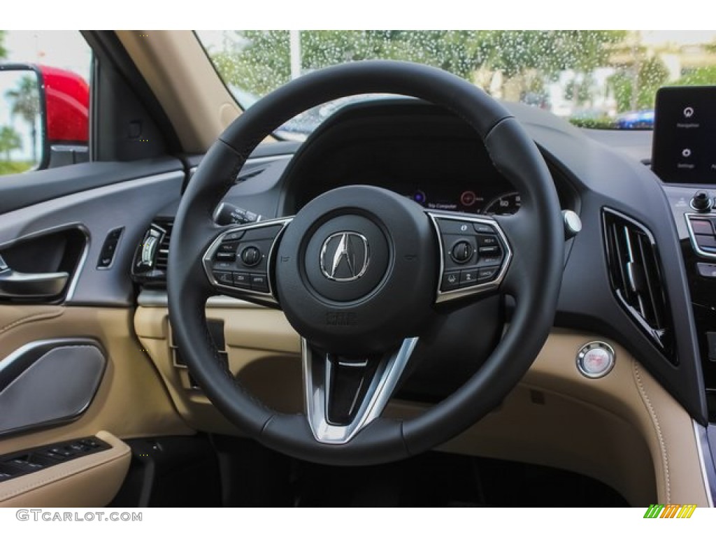 2020 Acura RDX Technology Parchment Steering Wheel Photo #133867978